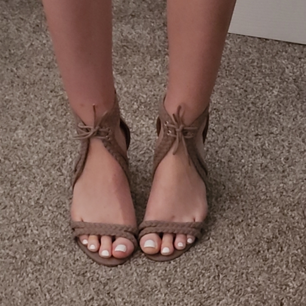 CCOCCI Braided Tan Sandals